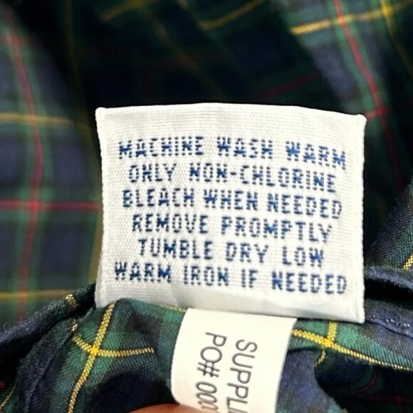 Ralph Lauren Dress Shirt 16 32/33 Button Up Plaid Long Sleeve Preppy Classic - Picture 12 of 15